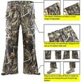 thumbnail image 3 of NEW VIEW Hunting Pants for Men, Ultra-Silent Water Resistant Camo Pants Men, Insulated and Breathable, 3 of 4