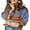 Multicolor, variant on Womens Stripe Color Block Knitwear Sweater Winter Loose Slouchy Pullover Jumper Tops L 12-14