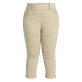 thumbnail image 5 of Terra & Sky Women's Plus Size Pull On High Rise Capri Jeggings, 23" Inseam, Sizes 0X-4X, 5 of 5