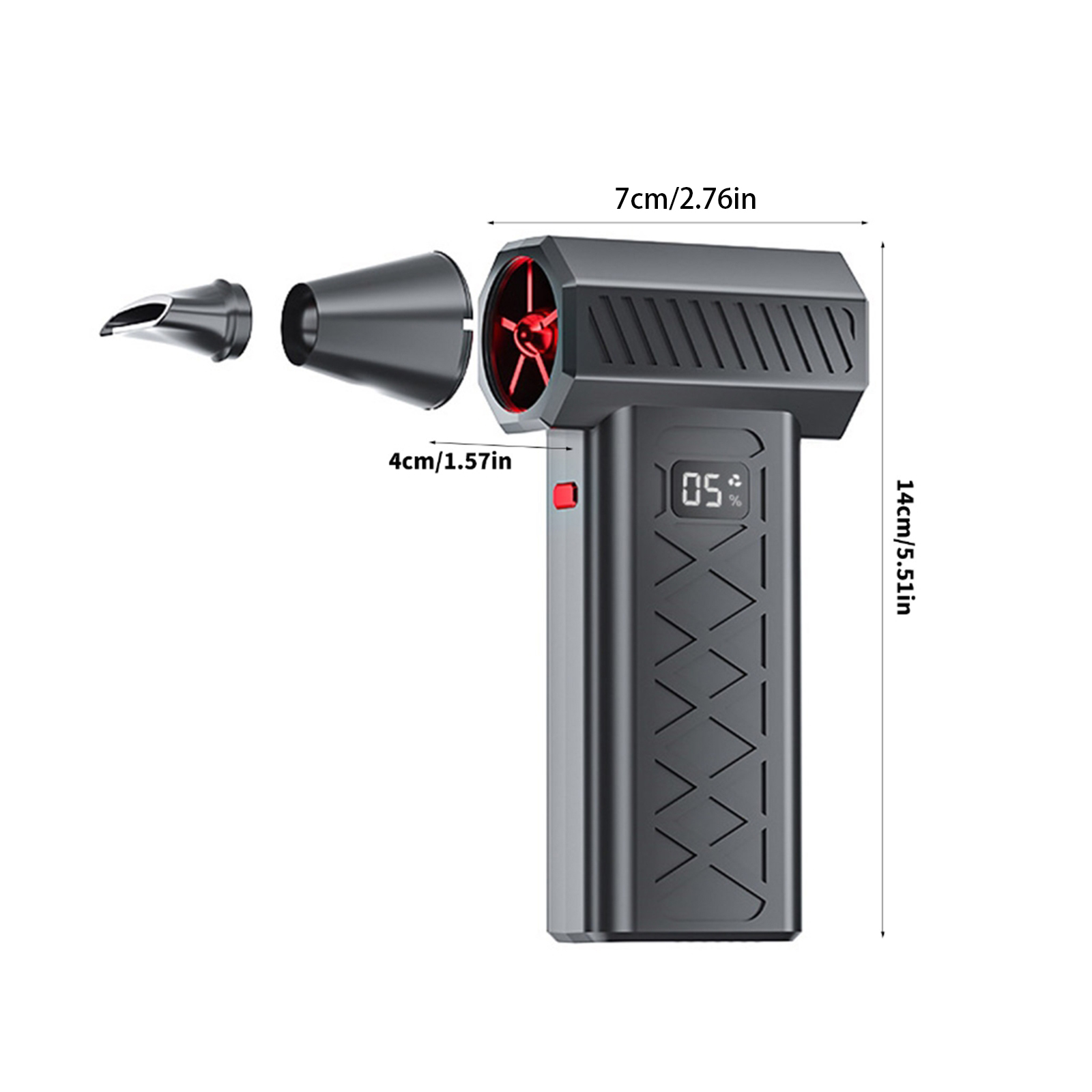 Rechargeable Electric Air Dusters Pet Drying High Speed Blower for Computer Electronics and Automotive Detailing