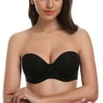 thumbnail image 1 of Soutien-gorge Sans Bretelles pour Femme Grande Taille, Bonnets Pleins, à Armatures, Contour Multiusage, 1 of 6