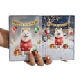 thumbnail image 3 of Happy New Year 2026 Samoyed Holiday Balloons Party Snow Travel Passport Wallet Siberian Sammy Dog Lover PU Leather Passport Holder Cover - 13018, 3 of 5
