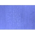 thumbnail image 1 of Ahgly Company Machine Washable Indoor Rectangle Oriental Blue Industrial Area Rugs, 8' x 12', 1 of 4