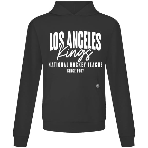 Men's Levelwear  Black Los Angeles Kings Relay Response Pullover Hoodie