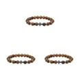 thumbnail image 3 of Justharion Unique Eye-catching Beaded Bracelets For Individual Style Easy Matching wooden beads 3Set, 3 of 6