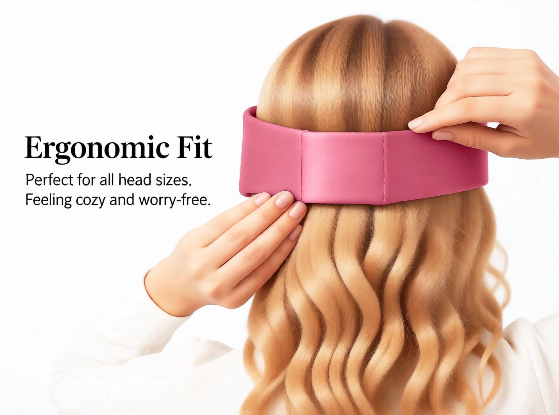 FACEMOON Silk Sleep Mask for Side Sleepers, Light Blocking, Breathable, Travel