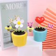 thumbnail image 4 of 4PCS Solar Powered Dancing Bee & Sunflower Toys, Animated Bobblehead Dancer for Home, Office, & Car KNU-SHUNJING, 4 of 4