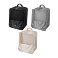 thumbnail image 2 of Bolsa de viaje para zapatos de 3 piezas, bolsa de almacenamiento deportiva, de artículos de tocador con cremallera, capacidad para 3 pares de zapatos,, 2 of 8