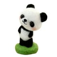 thumbnail image 1 of AMERTEER DIY Wool Felt Needle Felting Kit Raw Material for Adult Cartoon Animal Raw Material Cartoon Animal for Adult Wool Felt DIY Needle Felting Kit  Kitten, 1 of 8