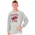 thumbnail image 4 of Ninjasaurus Rex Tyrannosaurus Turtle Men's Long Sleeve Tee T Shirt Brisco Brands X, 4 of 5