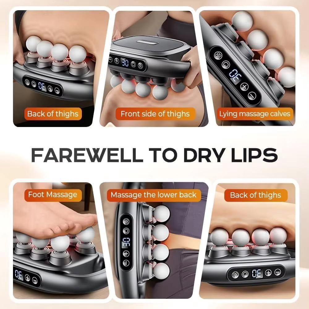 Verniqo Massager, 16-Head Massage Gun Set, 3 Modes & 30 Intensities Guns Deep Tissue, Muscle Relaxation Massage Suitablefor Back Leg and Foot Muscle Relaxation