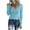 Light Blue, variant on KTMKH Women Fall Tops Long Sleeve Henley T Shirts Button Down Slim Fit Tops Scoop Neck Ribbed Knit Shirts