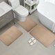 thumbnail image 1 of Fiudx Juego de Alfombrillas de Baño de Franela, Esponja Suave y Absorbente, Diseño Antideslizante, Cálidas y Cómodas, Material Ecológico, Decoración para El Baño, Juego de 3 Piezas, 40 X 60 Cm, 50 X, 1 of 3