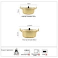 thumbnail image 3 of Prettyui Ramen Pot, Fast Korean Noodle Cooker, 3 Minute Boiler for Soup Pasta Egg, Easy Light Cookware with Lid 20CM, 3 of 7
