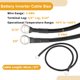 thumbnail image 2 of Ofertas Únicas 1 Pc Cable Inversor de Batería Universal de 8 AWG para Coche, Vehículo, Barco, RV, Cable de Batería Solar, Cobre Estañado, Terminal de 3/8", Terminal de 5/16", Negro, 2FT, 2 of 7