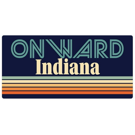 

Onward Indiana 5 x 2.5-Inch Fridge Magnet Retro Design