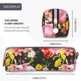 thumbnail image 3 of Vsdgher Cute Pigs Sunflower Leather Pencil Case, Makeup Pouch, Zipper Pouch for Daily Essentials, Storage Organizer, Cosmetics and Stationary Bag, 3 of 7