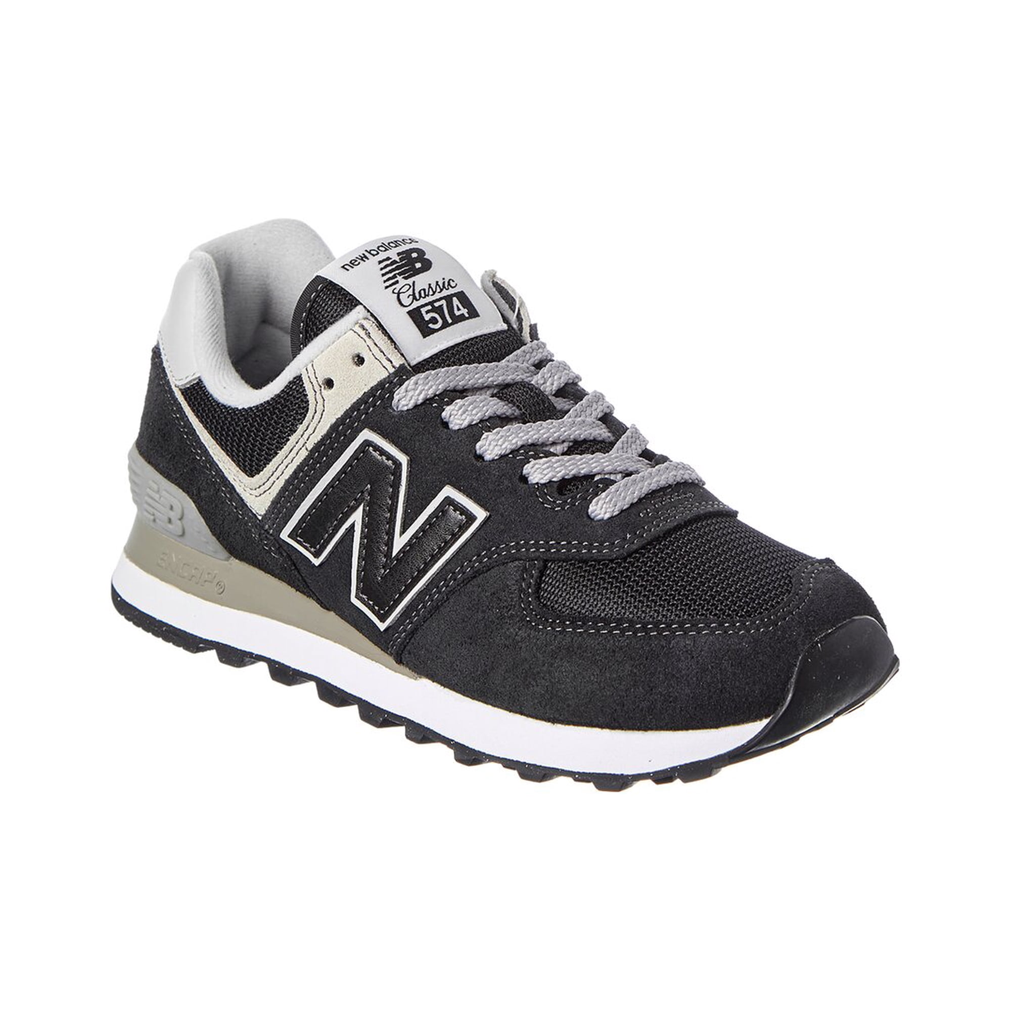 New Balance Women's 574 Core Sneaker - Black/White - Size 11.5