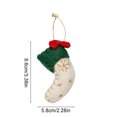 thumbnail image 3 of Qjidjing Christmas Tree Ornaments, Handmade Small Decorative Props, Xmas Hanging Pendants for Christmas Tree, Table, Indoor Holiday Party, 3 of 6