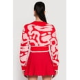 thumbnail image 4 of Womens Daisy Tufted Knit Cropped Cardigan, 4 of 4