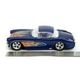 thumbnail image 3 of Big Time Muscle 1:24 1957 Chevrolet Corvette Die-Cast Car, Toys for Kids and AdultsDark Blue/Flames(Selections May Vary), 3 of 4