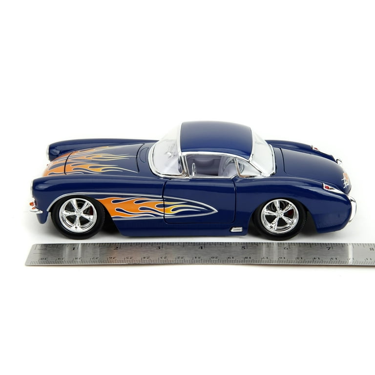 優れた品質 Big Car Die-Cast Corvette Chevrolet 1957 1:24 Muscle Time ミニカー
