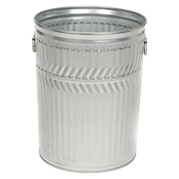 Galvanized Steel Garbage Can, Heavy Duty, 32 Gallon$$Household Cleaning Products & Supplies