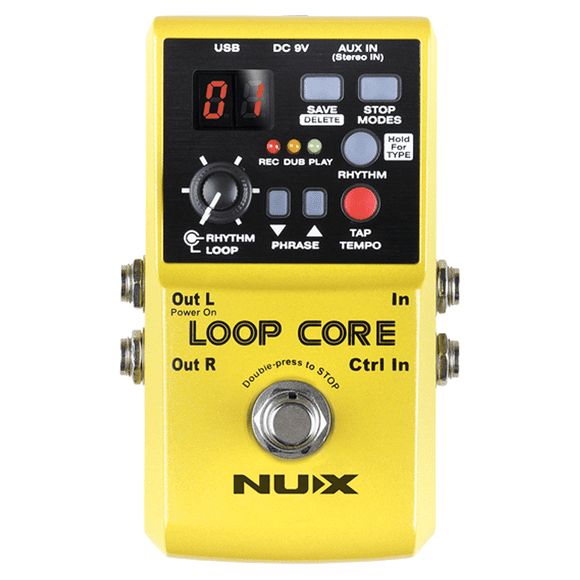 Pedal para guitarra grabación Nux Loop Core Stereo