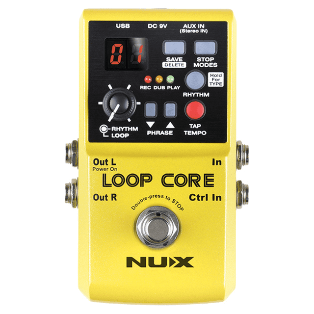 Pedal para guitarra grabación Nux Loop Core Stereo
