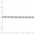 thumbnail image 2 of 925 Sterling Silver Polished Chain Bracelet 7 Inch 4.9mm Lobster Claw - Link Bracelet for Women and Men, 2 of 2