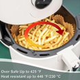 thumbnail image 4 of 100pcs 7.9inch Air Fryer Disposable Paper Liner, Air Fryer Liners, Air Fryer Parchment Paper, Baking Paper for Air Fryer Oil-proof, Non-Stick Food Gra, 4 of 4