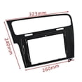 thumbnail image 5 of 10.1 Inch 2din Car Control Fascia Audio Frame Radio Stereo Panel For Golf 7 2013-2018 Dvd Fascia Fr, 5 of 5