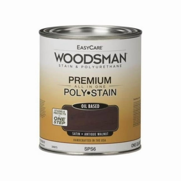 1 qt. Woodsman Stain & Polyurethane In One Oil-Base Stain, Antique Walnut