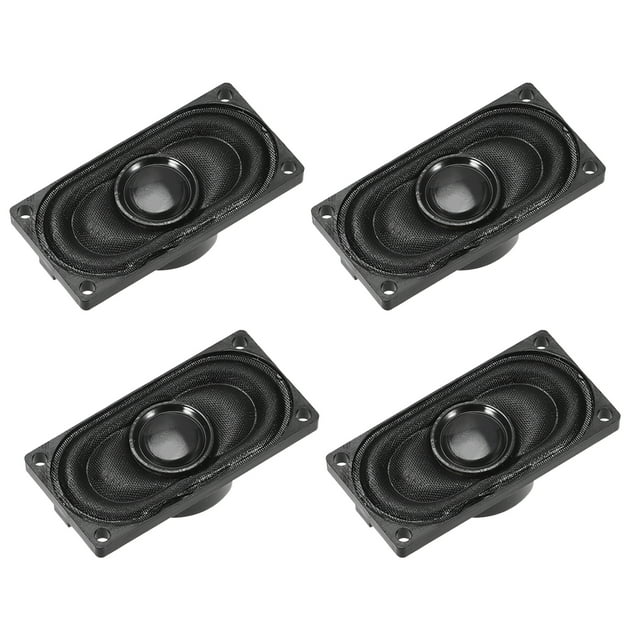 Altavoz Magnético DIY 2W 8 Ohm, Reemplazo de Altavoz Cuadrado de 20mm x 40mm para Laptop 4pcs