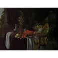 thumbnail image 3 of Jan Davidsz de Heem 18x14 Black Modern Framed Museum Art Print Titled - Still Life; a Banqueting Scene (ca. 1640-41), 3 of 5