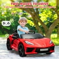 thumbnail image 5 of M optimized 12V Kids Ride on Car, Battery Powered Car Electric Sports Car Toy with Remote Control, Visual Dashboard, LED Lights, Music, Gifts for Boys Girls 3+ Years, 5 of 7