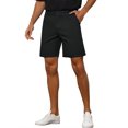 thumbnail image 4 of Lars Amadeus Dress Shorts for Men's Classic Fit Lightweight Flat Front Business Chino Shorts, 4 of 5