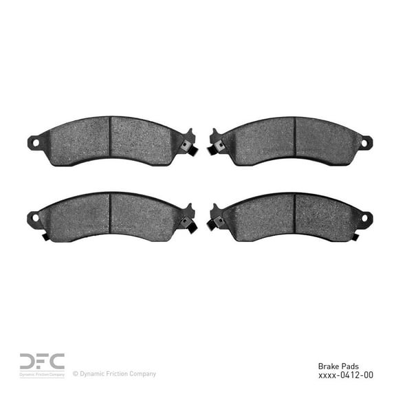 Dynamic 1551-0412-00 DFC 5000 Advanced Brake Pads - Semi Metallic Fits select: 2001-2002 FORD MUSTANG GT, 1988-1996 CHEVROLET CORVETTE