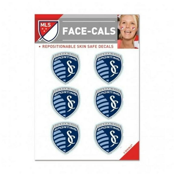 Wincraft 1493428680 MLS Sporting Kansas City Tattoo Face Cals