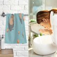 thumbnail image 7 of Yayeee 100% Cotton Hand Towels for Bathroom 16" x 28" Soft Absorbent Kitchen Towel, Cartoon Capybaras, 7 of 7
