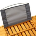 thumbnail image 3 of Vaiyer Bamboo Bathtub Tray Caddy Wooden Bath Tray Table w/ Extending Sides Reading Rack Tablet Holder Mobile Tray and, 3 of 7