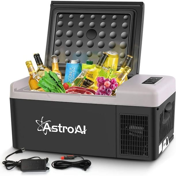 AstroAI 12 Volt Fridge, Mini Fridge Cooler Refrigerator 16 Quart