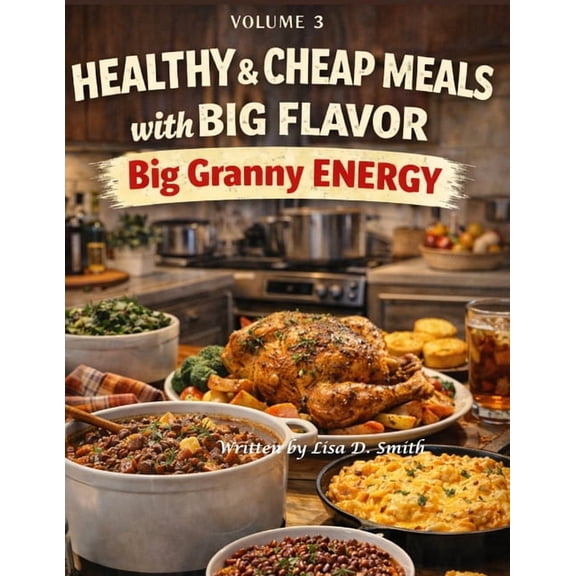 Healthy & Cheap Meals: Big Granny Energy, (Paperback)