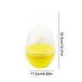 thumbnail image 2 of Jumbo Easter Egg with Handle, Giant Fillable Plastic Container,Large Transparent Egg Shaped Bucket for Prizes & Party Favors,Easter Egg Hunt Supplies, 2 of 7