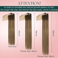 thumbnail image 4 of Easyouth Clip in Hair Extensions Human Hair Balayage Human Hair Clip in Extensions Brown Ombre Blonde Hair Extensions Clip in Real Human Hair 20 Inch Hair-, 4 of 9