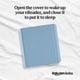 thumbnail image 5 of Funda Kobo Libra Colour SleepCover de piel vegana azul de 7 pulgadas, 5 of 9