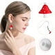 thumbnail image 4 of 1 par de pendientes con forma de hongo simulado, colgantes creativos para las orejas, joyas para mujer, 4 of 8