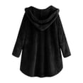 thumbnail image 3 of Kaondbfi Women's Sweater Coat, Button Up Hooded Autumn Winter Coat with Large Long Sleeved Pockets Winter Coat for Women, 3 of 7