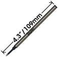 thumbnail image 2 of Jaymo Replacement for Waterman 540951 - Measures 4.3 in / 109 mm Long - Rollerball Pen Refill - 12 Black, 2 of 5