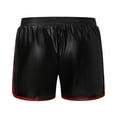 thumbnail image 3 of Munlar Mens Shorts,Men's spring and summer pure casual leather pants with short straps, 3 of 7